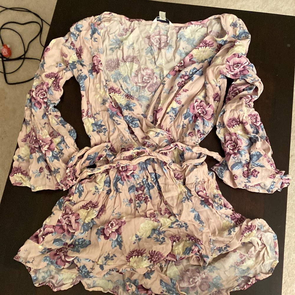 AE flowy floral romper